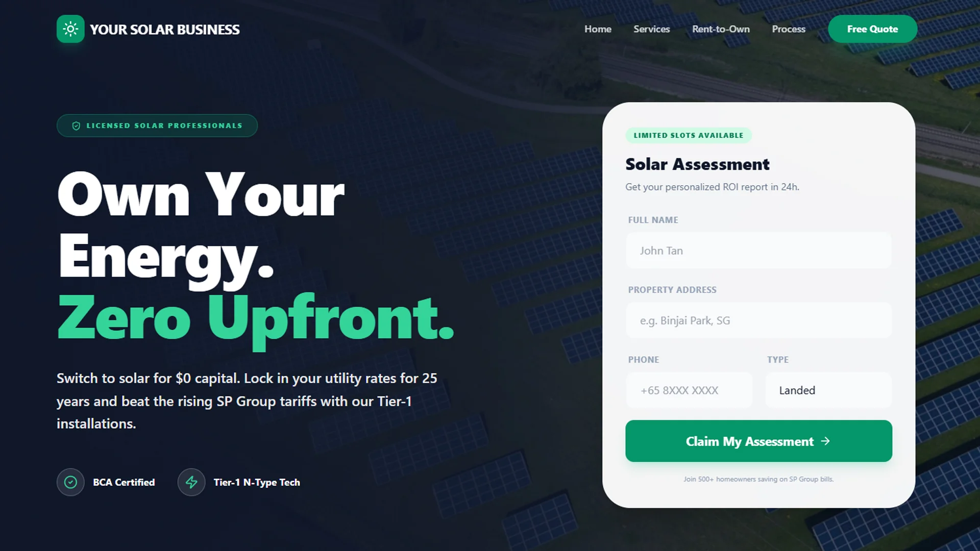 Template Screenshot 1